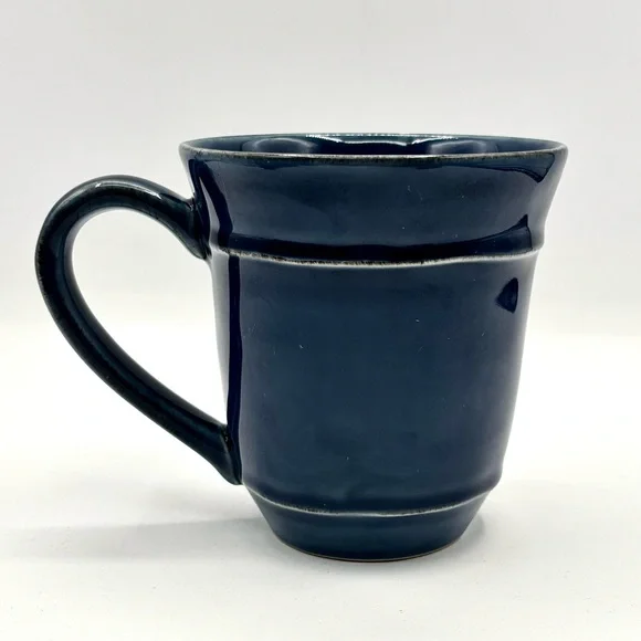 Pottery Barn Cambria Stoneware Ocean Blue Coffee Mug - Picture 3 of 9